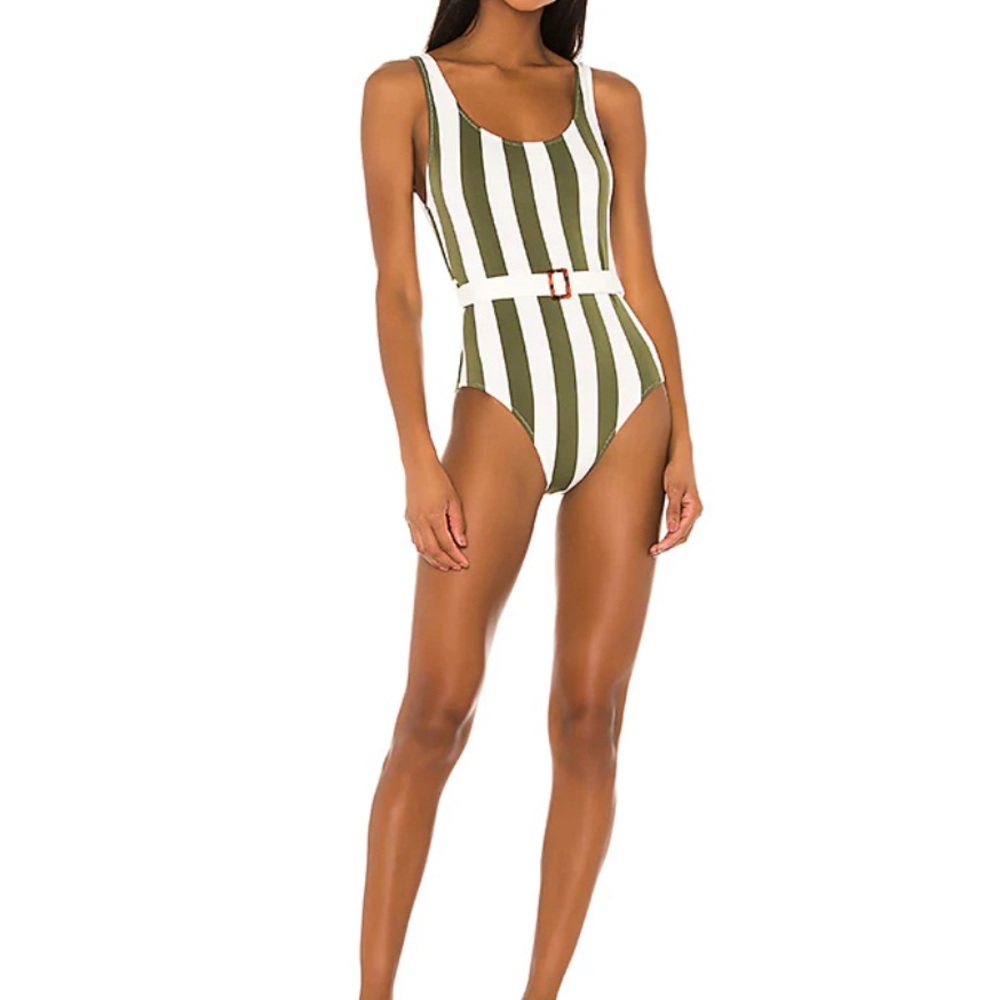 Solid & Striped bathing suit (M)
